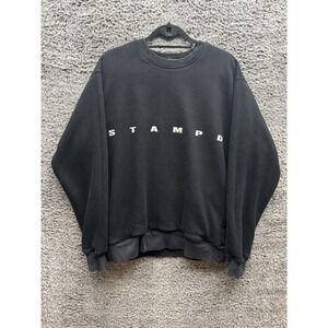 Stampd Technical Logo Crewneck Sweatshirt‎ Black Mens Size M